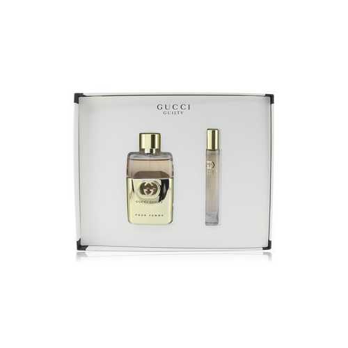 Guilty Pour Femme Coffret: Eau De Parfum Spray 50ml/1.6oz + Roller Ball 7.4ml/0.25oz  2pcs